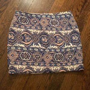 millau quilted mini skirt